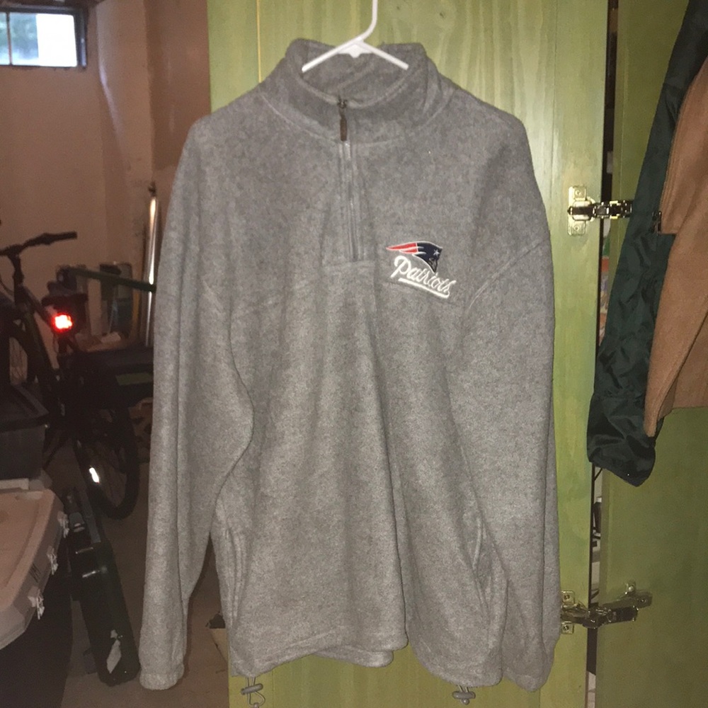 New England Patriots Quarter Zip Fleece